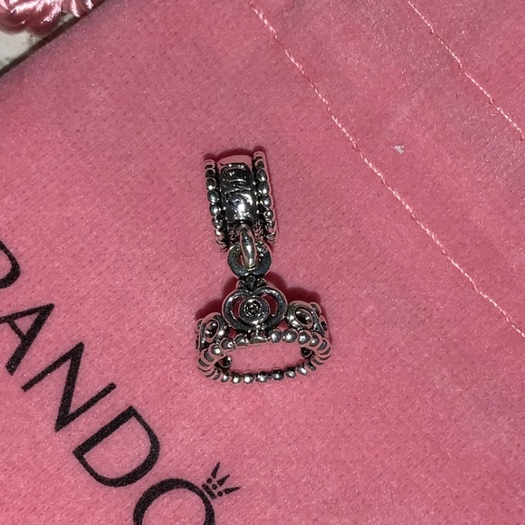 PANDORA Disney My Princess Tiara Dangle Charm, New - Picture 3 of 6